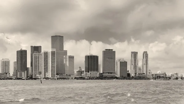 Miami svart och vitt — Stockfoto