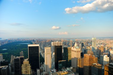 New York şehrinin silüeti