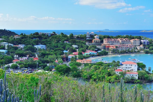 Panorama da baía de St John — Fotografia de Stock