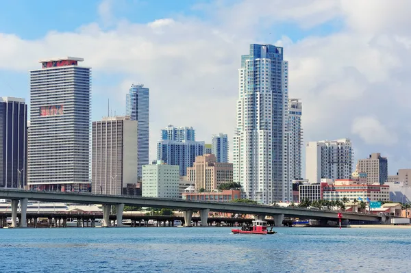 Miami wolkenkrabbers — Stockfoto