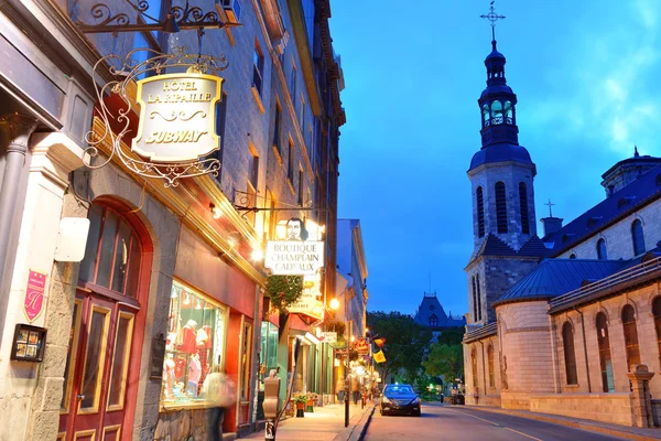 Via città di Québec — Foto Stock