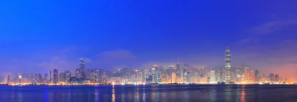 Hong Kong Victoria Harbor panorama — Stok fotoğraf