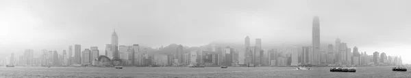 Hong kong černá a bílá — Stock fotografie