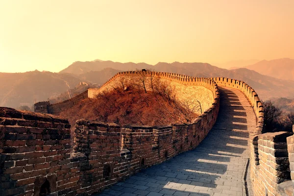 Grote muur ochtend — Stockfoto