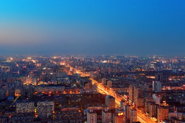 Pôr-do-sol de Pequim — Fotografia de Stock