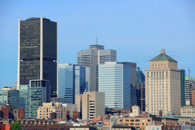 Montreal şehir manzarası Nehri üzerinde