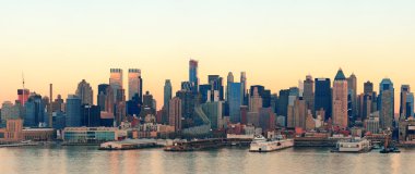 New York'ta gün batımı