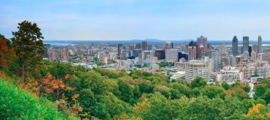 Montreal gün görünümü panorama