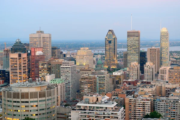 Skyline della città di Montreal — Foto Stock