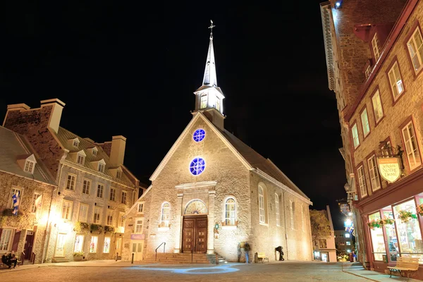 Notre-Dame des Victoires in Quebec City — Stockfoto