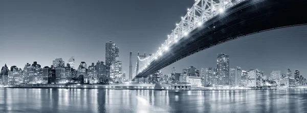 New York City night panorama — Stock Fotó
