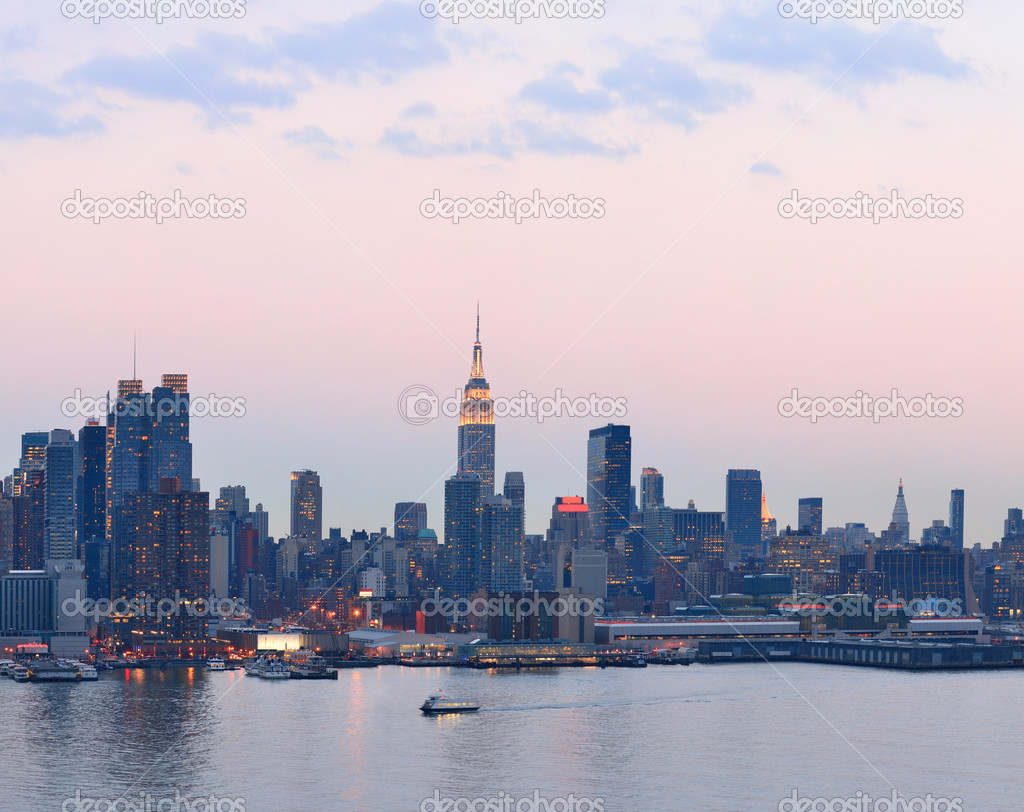 New York City sunset