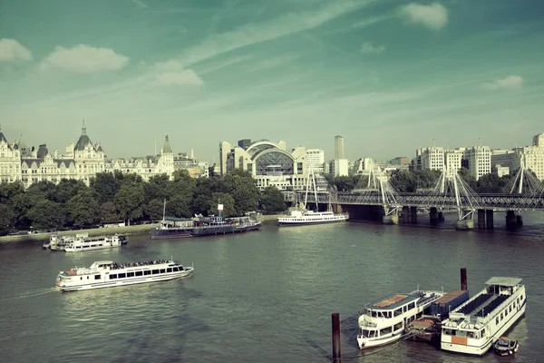 Воздушный вид на Лондон — стоковое фото