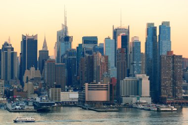 New York'ta gün batımı