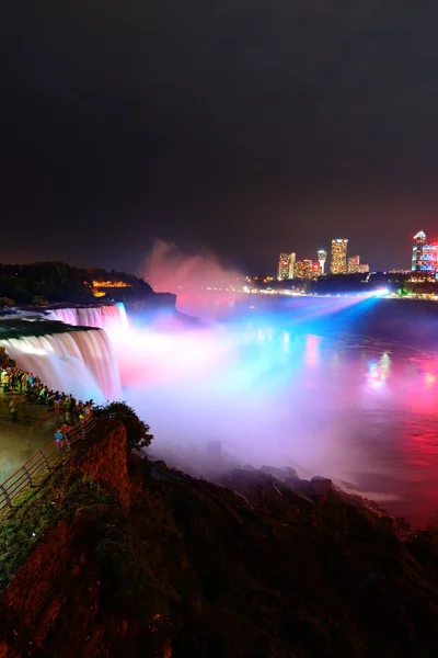 Renkli Niagara Şelalesi — Stok fotoğraf