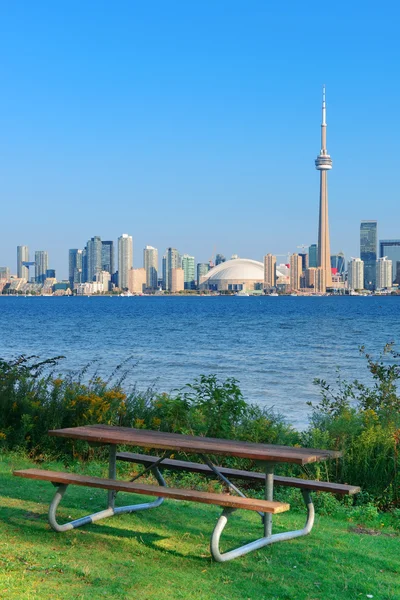 Skyline de Toronto desde el parque — Foto de Stock