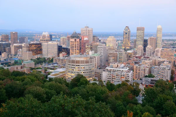 Montreal al atardecer — Foto de Stock