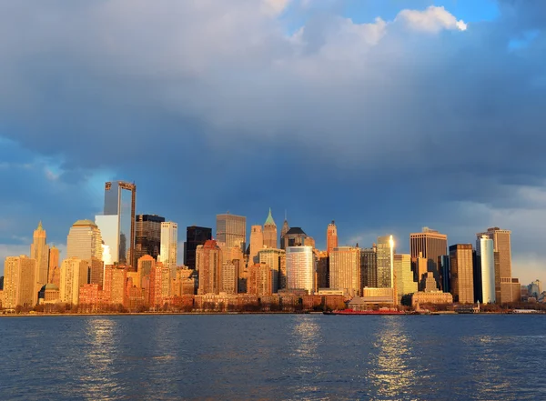 Centro de Manhattan Skyline — Foto de Stock