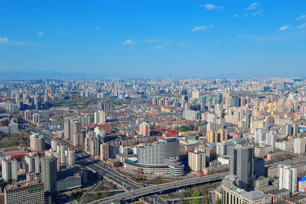 Beijing aerial view — Stock Photo, Image