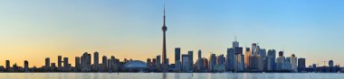 Toronto Kanada silueti gece