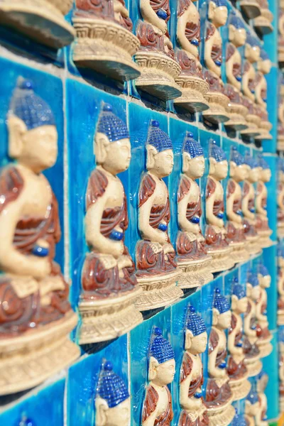 Buddha-Statuen-Muster — Stockfoto
