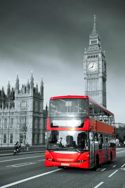 Bus di London — Stok Foto