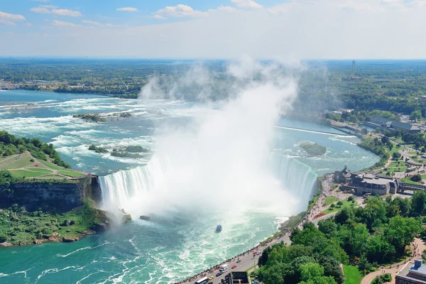 Widok wodospadu Horseshoe falls — Zdjęcie stockowe