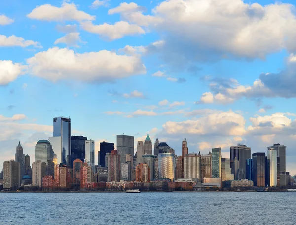 Downtown Manhattan skyline — Stock Photo, Image