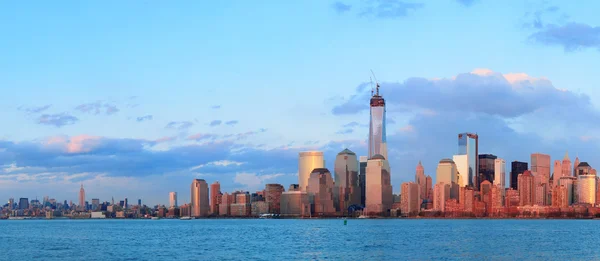 Skyline der Innenstadt von Manhattan — Stockfoto