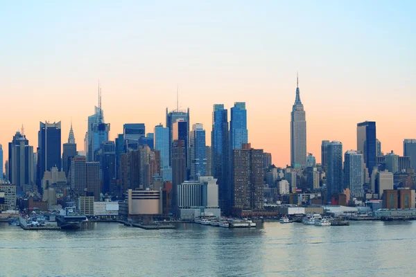 New Yorks sunset — Stockfoto
