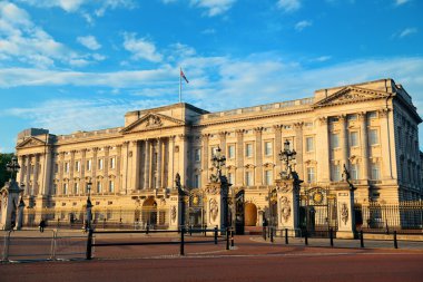 Buckingham Palace in the morning in London. clipart