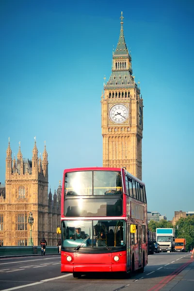 Bus in Londen — Stockfoto