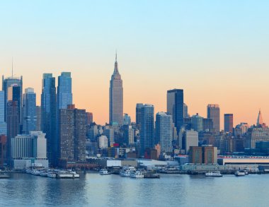 New York'ta gün batımı