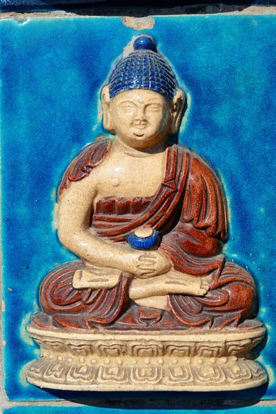 Buddha-Statuen-Muster — Stockfoto