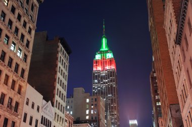 empire state gece görünümü oluşturma