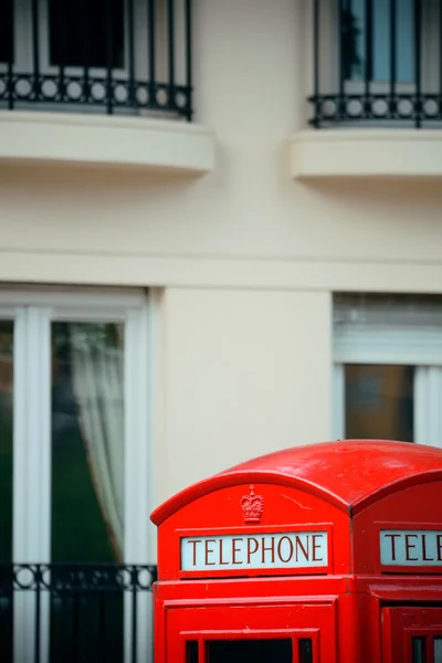 Telephone booth and mail box — Stock Photo, Image
