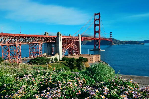 Puente de puerta de oro — Foto de Stock