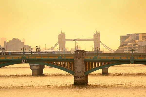 Silhouette Londra — Foto Stock