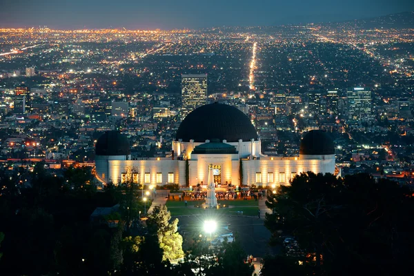 Los Angeles at night — Stock Photo, Image