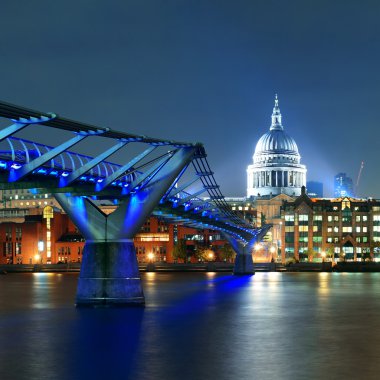 Millennium Bridge and St Pauls