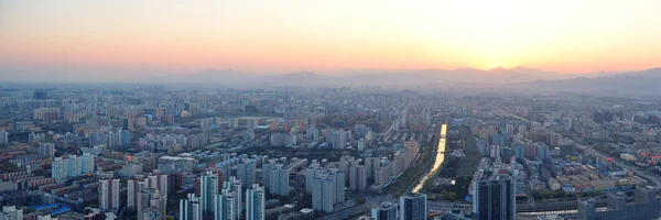 Pôr-do-sol de Pequim — Fotografia de Stock