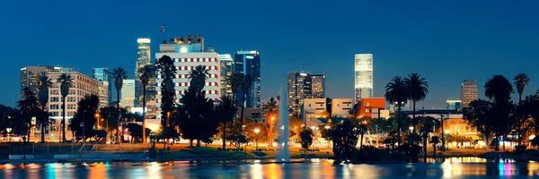 Лос-Анджелес вночі. — стокове фото