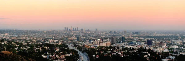 Zachód słońca w los angeles — Zdjęcie stockowe