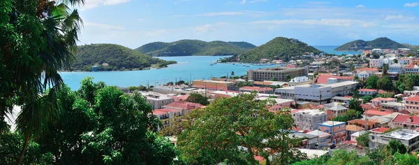 Paisaje del puerto de St Thomas — Foto de Stock