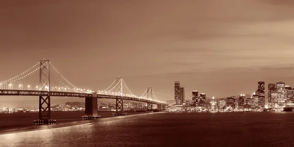 Сан-Франциско Скайлайн — стоковое фото