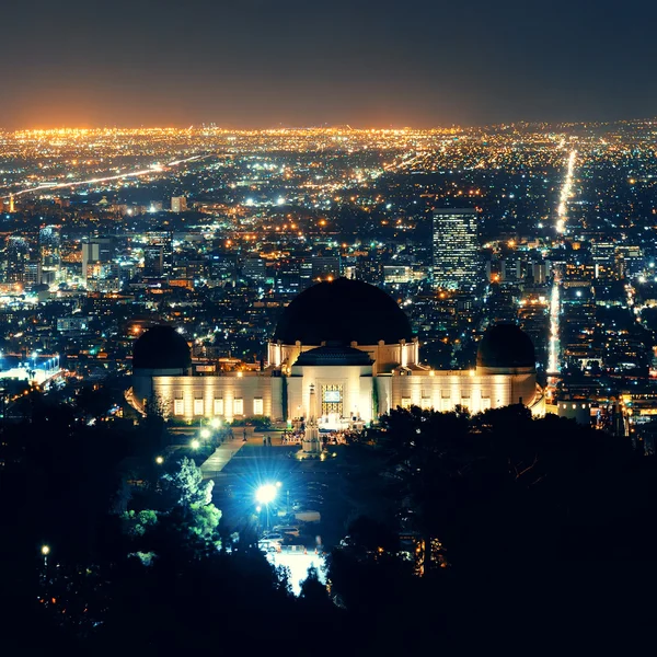 Los Angeles at night — Stock Photo, Image