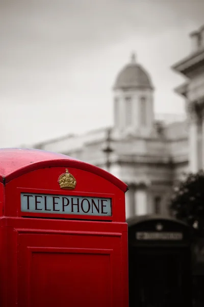 Budka telefoniczna w Londynie — Zdjęcie stockowe