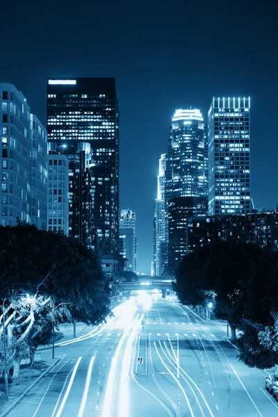 Los Angeles bei Nacht — Stockfoto