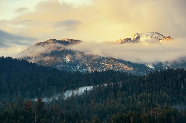 Montagna al tramonto — Foto Stock