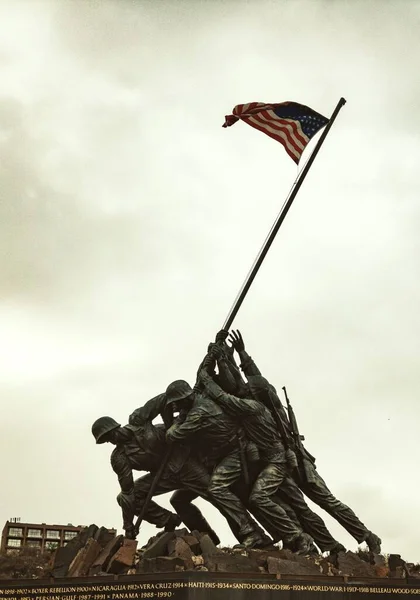 Marine Corps War Memorial Närbild Washington — Stockfoto